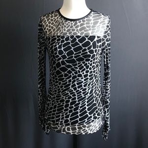 NWOT DKNY animal printed top